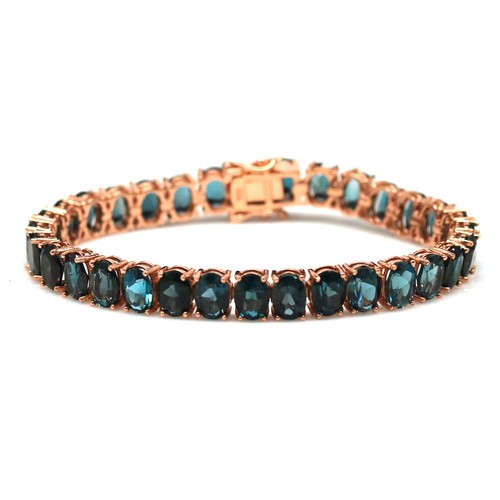 London blue topas - armband, 7.0