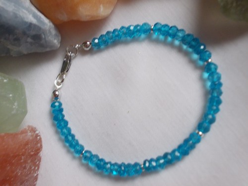 London blue topas - topas, armband
